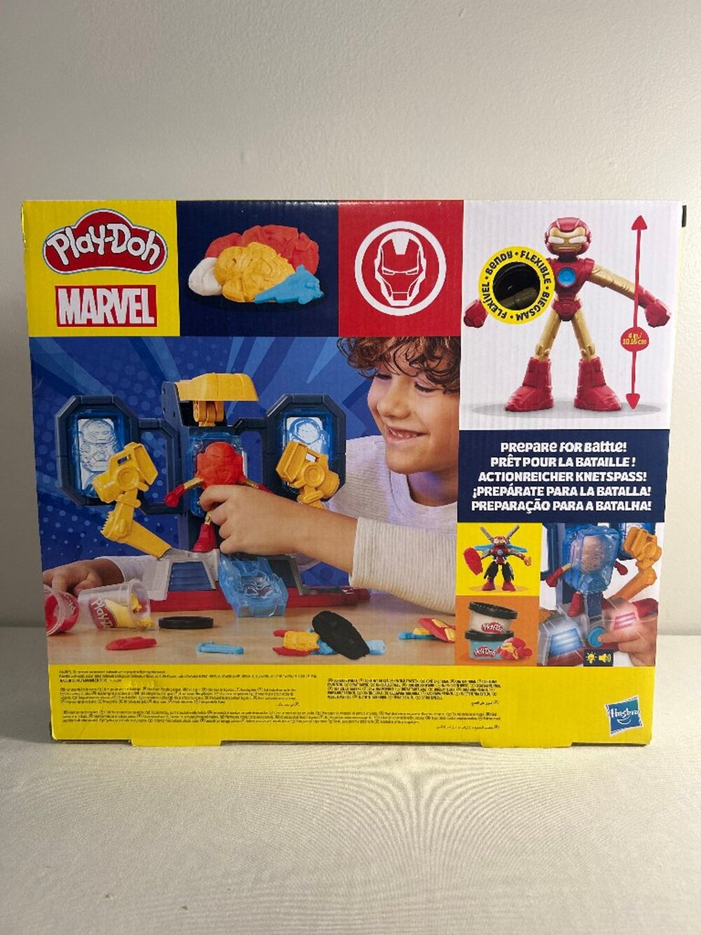 NIB Play-Doh Marvel Iron Man Armor Maker Lab Playset Age 4+